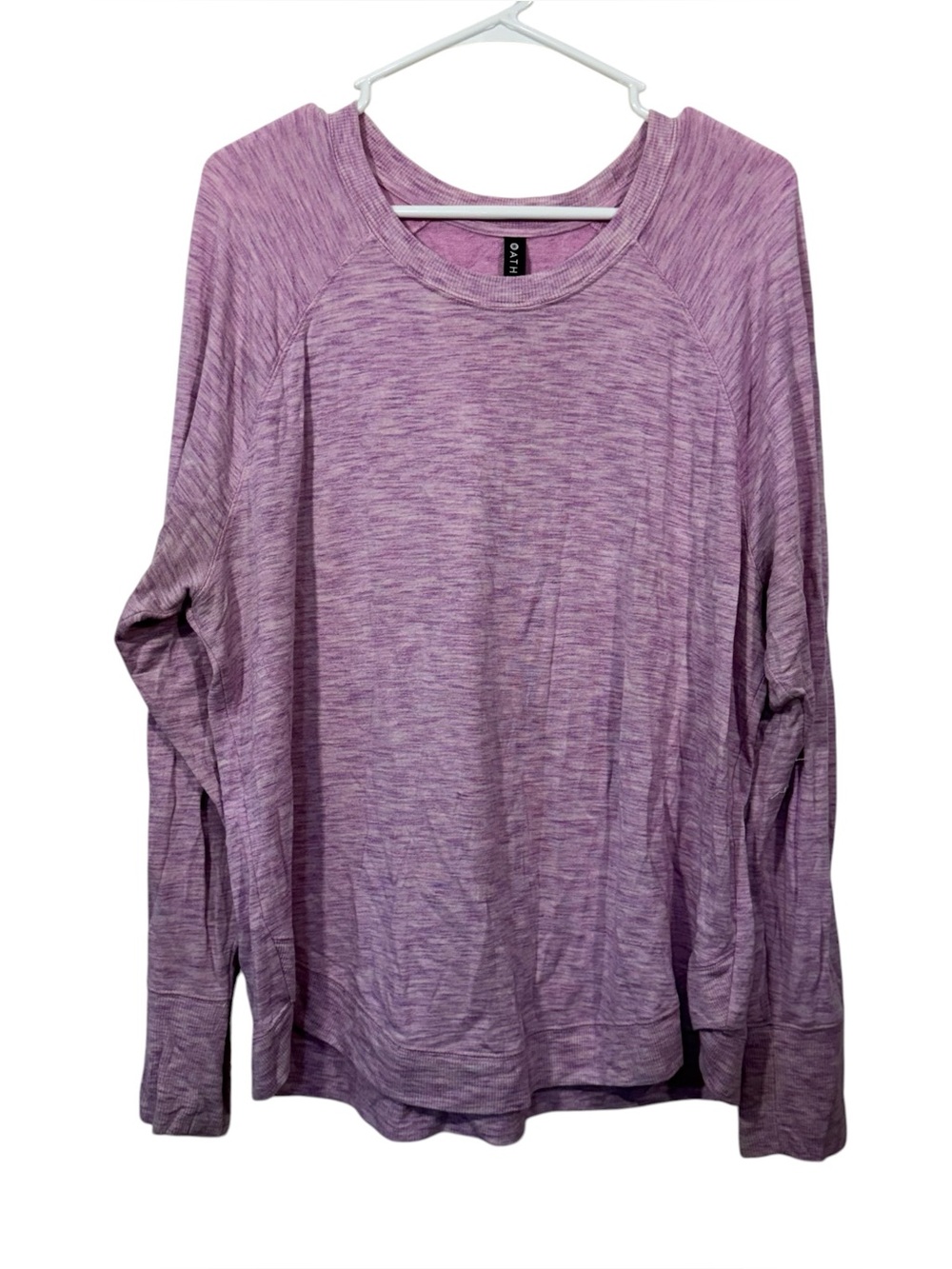 Athleta Pose Super Soft Tunic Style Lilac Lightweight Slouchy Sweater